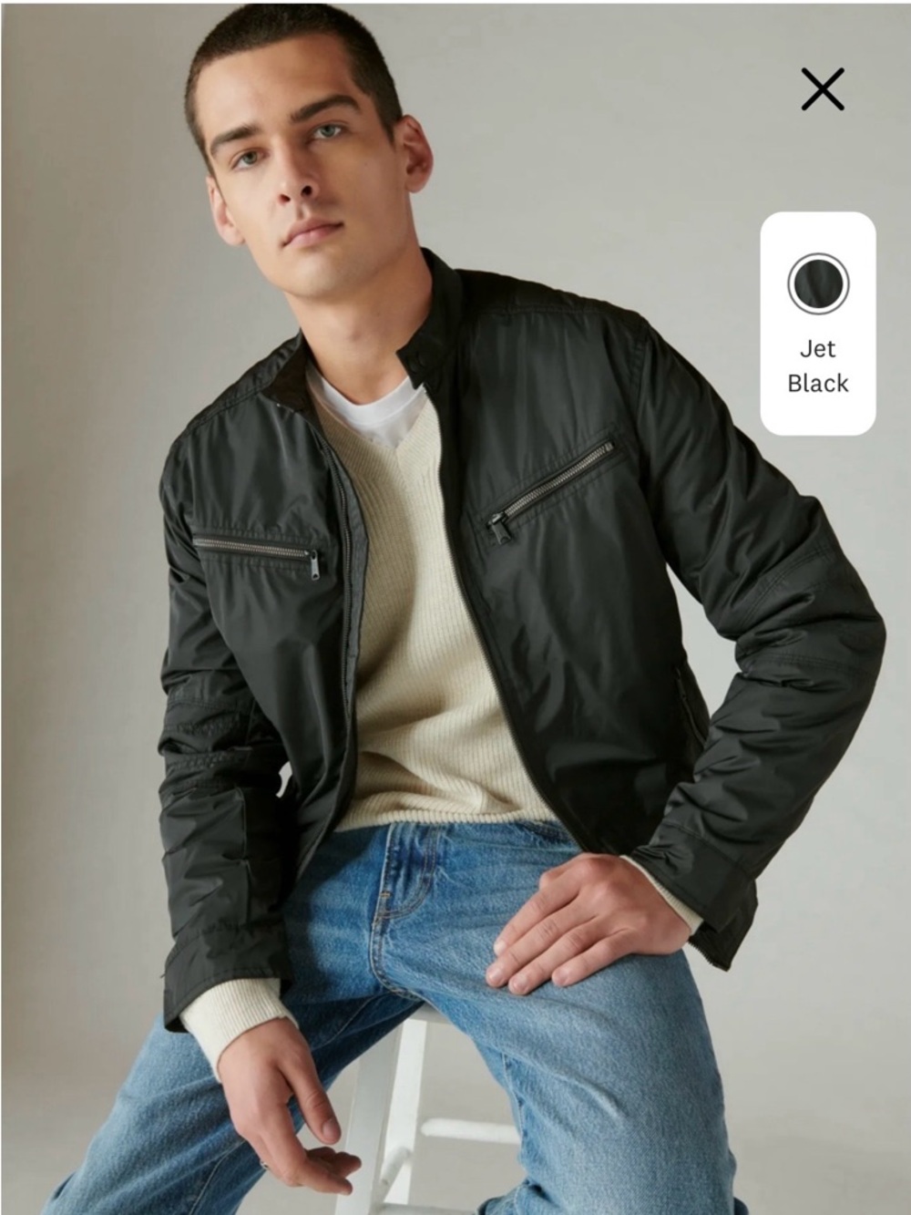 Lucky Brand Nylon Bonneville Jacket